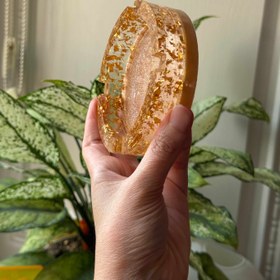 تصویر زیرسیگاری طرح طلا 