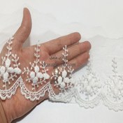 تصویر دانتل شیفون_دونه برفی{کد6} 