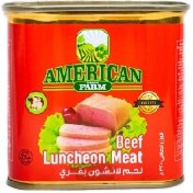 تصویر کنسرو با طعم گوشت گاو امریکن گرین فارم 340 گرم ا American Green Farm canned beef 340 gr American Green Farm canned beef 340 gr