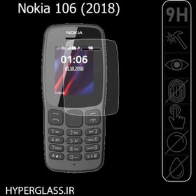 تصویر محافظ صفحه نمایش گوشی نوکیا Nokia 106 2018 