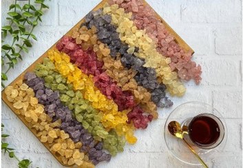 تصویر خورده نبات های دمنوشی 