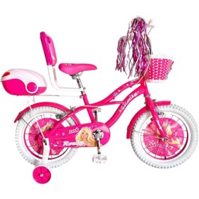 تصویر دوچرخه کودک راکی مدل 16R208 سایز ۱۶ طرح باربی 