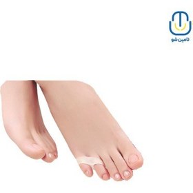 تصویر پد دو حلقه پاشنه بلند اسپنکوژل فری سایز کد 1017 کارتن ۴ عددی Spenco-Gel Free size high heel double ring pad code 1017