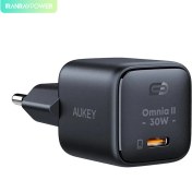 تصویر شارژر دیواری 30 وات آکی مدل PA-B1L Wall charger 30w aukey model PA-B1L