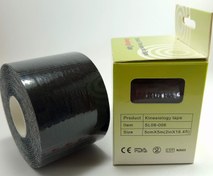 تصویر چسب کنزیو نوار کنزیو ورزشی برای حمایت عضلات و مفاصل - قرمز Kinesiology Tape، Sports Tape، Muscle Support، Pain Relief.