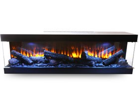 تصویر شومینه برقی سه بعدی طول 140 سانتی متر 140 cm long 3d electric fireplace