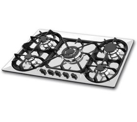 تصویر اجاق گاز اخوان مدل GI82 پنج شعله استیل 