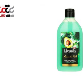 تصویر شامپو بدن کرمی شیر آووکادو 400میل نیوتیس Newtis Avacado Milk Creamy Shower Gel 400ml