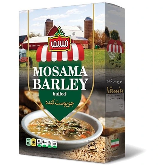 Mosama Tea خرید و قیمت جو پوست کنده ممتاز مسما - 200 گرم مقوایی | ترب