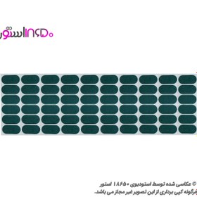 تصویر عایق پوشش سر و ته باتری 18650 دوقلو - ورق 60 عددی 