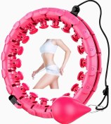 تصویر حلقه لاغری هوشمند مدل U2 “Model U2” refers to a smart/weighted hula hoop with massage nodes,