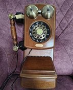 تصویر تلفن دیواری آنتیک برند SIECLE 