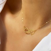 تصویر گردنبند طلا طرح بی‌نهایت | نماد عشق همیشگی 