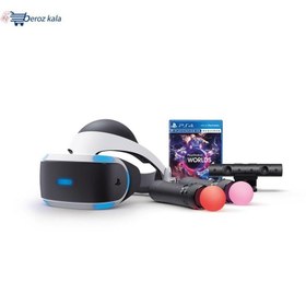 تصویر باندل عینک واقعیت مجازی سونی مدلPlayStation VR CUH-ZVR2 Bundle Sony CUH-ZVR2 PlayStation VR Lunch Bundle Virtual