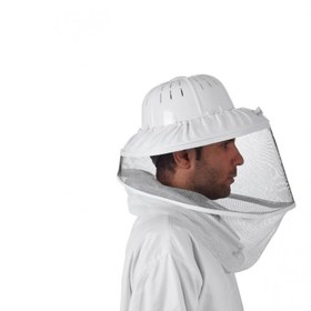 تصویر لباس کامل کلاه تورفلزی یک تیکه زنبورداری هفت گوهر 