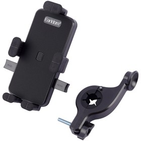 تصویر پایه نگهدارنده موبایل مناسب موتور و دوچرخه ارلدام مدل For Riding EH210 Earldom EH210 Phone Holder