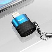 تصویر تبدیل micro USB به لایتنینگ نیتو مدل CN14 