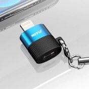 تصویر تبدیل micro USB به لایتنینگ نیتو مدل CN14 