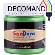 تصویر رنگ تزئینی اکلیلی آکریلیک سبز ساندورا 