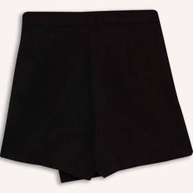 تصویر دامن زنانه مشکی دفکتو 