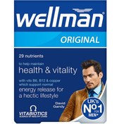 تصویر مولتی ویتامین ول من ویتابیوتیکس Vitabiotics Wellman 