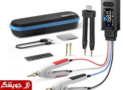 تصویر تستر قطعات SMD و LCR متر انبری FNIRSI مدل LCR-ST2 Plus با قابلیت تست ESR (100 کیلوهرتز) 