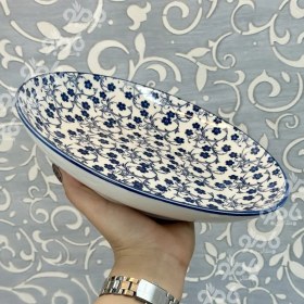 تصویر سوپ خوری گرد 4*26 گل آبی جدید 