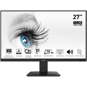 تصویر مانیتور 27 اینچ MSI مدل PRO MP273 ا MSI PRO MP273 27Inch Monitor MSI PRO MP273 27Inch Monitor