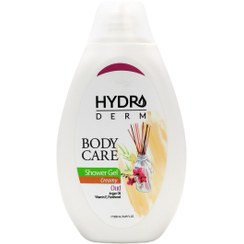 تصویر شامپو بدن کرمی با رایحه عود هیدرودرم 500 میل Hydroderm Body Care Shower Gel Creamy 500Ml