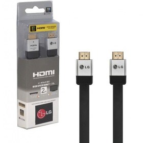 تصویر کابل HDMI طول 2 متر فلت ال جی 