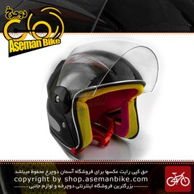 تصویر کلاه بچگانه موتوری نقاب دار برند ردو مشکی-قرمز Reddo Kids Helmet Black & Red 