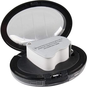 تصویر ذره بین جواهرشناسی مدل 9889 دو لنز ۳۰X و ۶۰X 