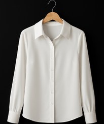 تصویر شومیز سفید الیزه مرلین در سایز بندی - L,38/44 