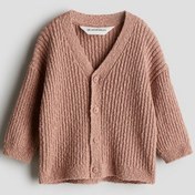 تصویر کت تک بافتنی نوزاد بژ تیره اچ اند ام 1270929003 