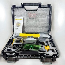 تصویر تراز لیزری دیوالت ۱۶ خط ۴ بعدی ۳۶۰ درجه نور سبز 