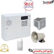 تصویر پکیج کامل دزدگیر اماکن مدل SILEX SG8 LITE سایلکس - 1 عدد سنسور بی سیم 