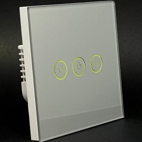 تصویر کلید لمسی سه پل 