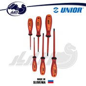 تصویر پیچ گوشتی عایق برق یونیور مدل 603CS6VDE-TBI بسته 6 عددی 