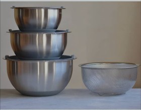 تصویر ست آبکش و لگن دنی هوم ۷ پارچه 