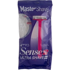 تصویر خودتراش زنانه مستر شیو مدل Sense 2 بسته ۴ عددی 