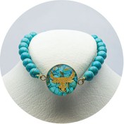 تصویر دستبند روکش طلا زنانه طرح 