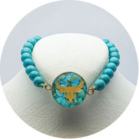 تصویر دستبند روکش طلا زنانه طرح 