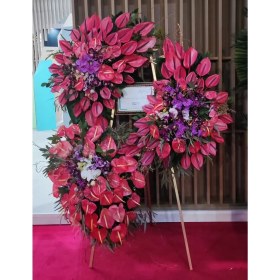 تصویر تاج گل سه طبقه کد 3575 