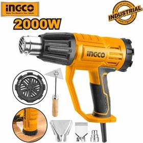 تصویر سشوار صنعتی 3 حالته HG200047 اینکو (2000 وات) Three mode heat gun HG200047 ingco