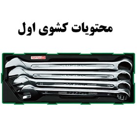 تصویر جعبه ابزار 8 کشو بزرگ 380 پارچه جامبو مدل GT36001 تاپ تول GT36001