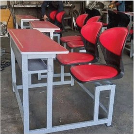 تصویر نیمکت دو نفره متصل 