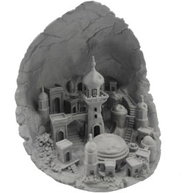 تصویر ماکت دکوری مدل شهر ماه 