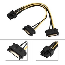 تصویر تبدیل ۸ پین به ۲ ساتا 