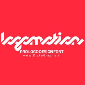 تصویر فونت انگلیسی لوگو موشن Logo Motion English Font 