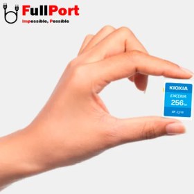 تصویر مموری کارت کیوکسیا مدل LNEX1L032GG4 Class10-U1 100MB/s با ظرفیت 32 گیگابایت KIOXIA EXCERIA SD Memory Card LNEX1L032GG4 Class10-U1 100MB/s 32GB